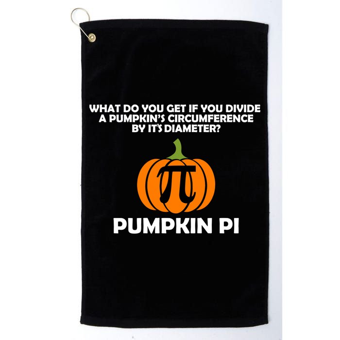Pumpkin Pi Math Lovers Golf Towel