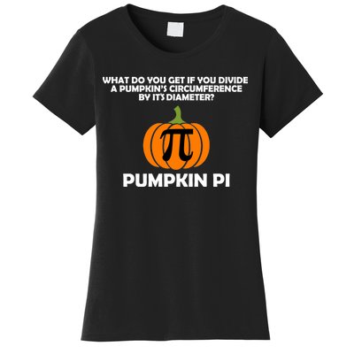 Pumpkin Pi Math Lovers Women's T-Shirt