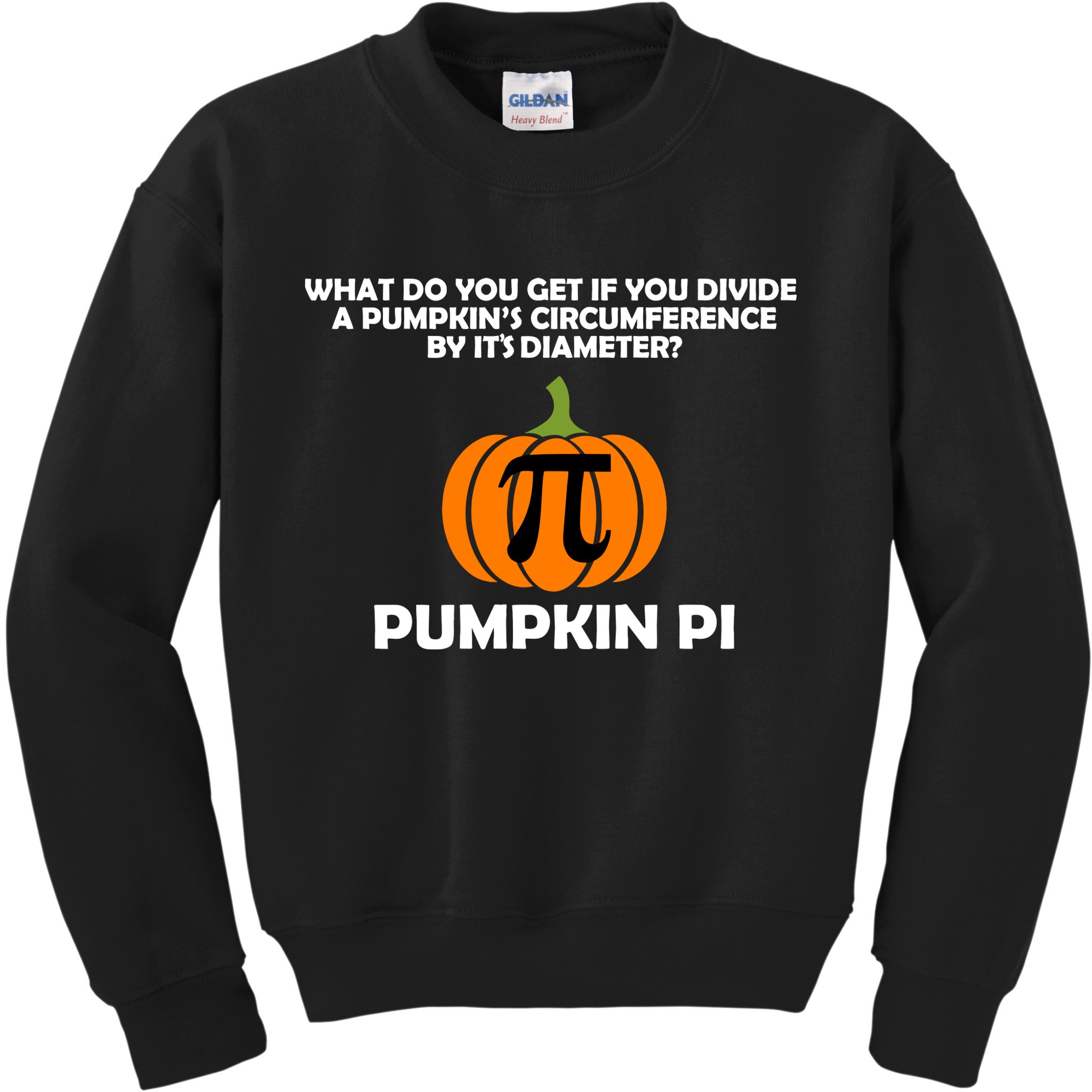 Pumpkin Pi Math Lovers Kids Sweatshirt