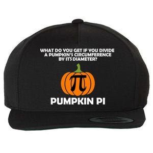 Pumpkin Pi Math Lovers Wool Snapback Cap