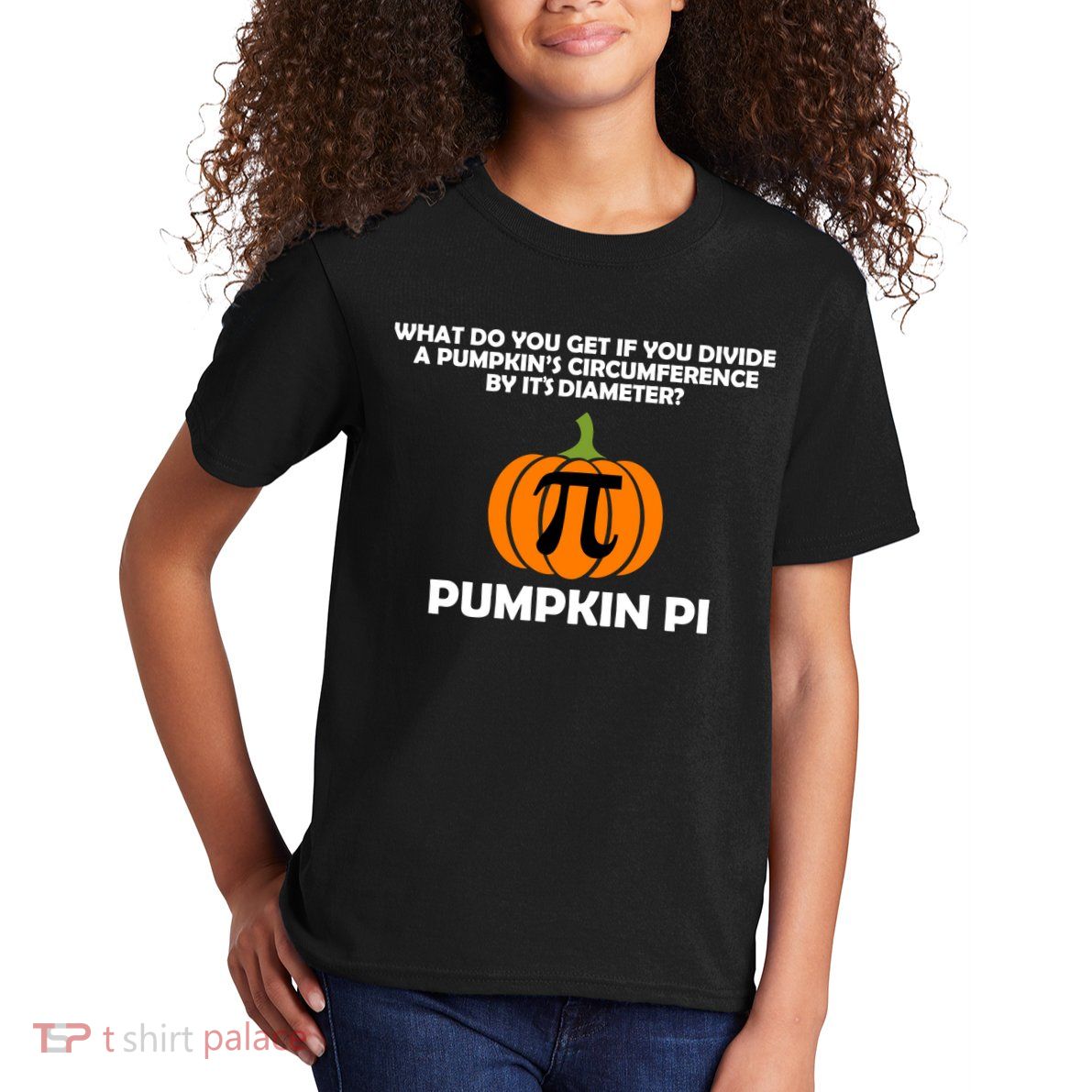 Pumpkin Pi Math Lovers Kids T-Shirt