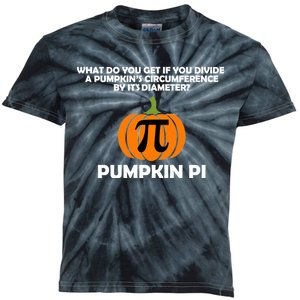 Pumpkin Pi Math Lovers Kids Tie-Dye T-Shirt