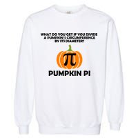 Pumpkin Pi Math Lovers Garment-Dyed Sweatshirt