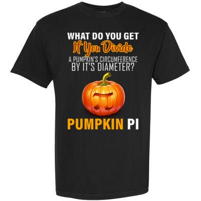 Pumpkin Pi Math Teacher Pun Garment-Dyed Heavyweight T-Shirt