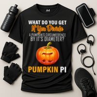 Pumpkin Pi Math Teacher Pun Cooling Performance Crew T-Shirt