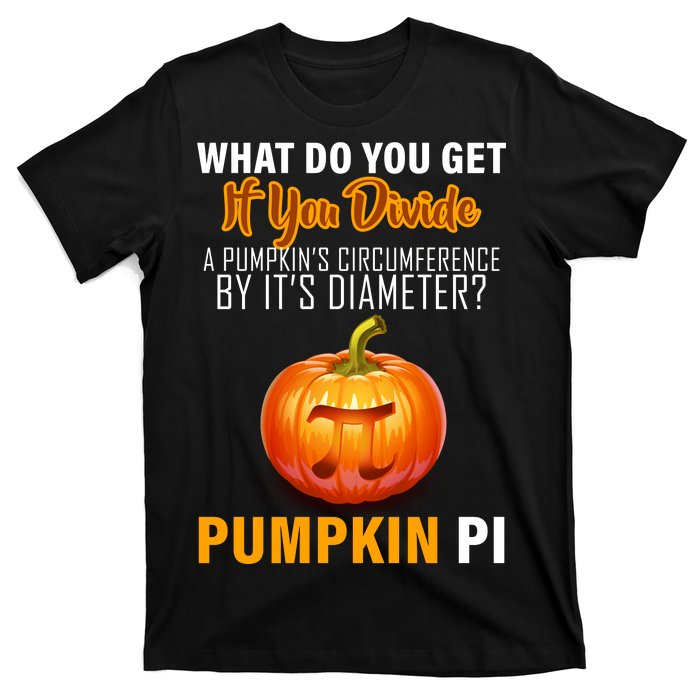 Pumpkin Pi Math Teacher Pun T-Shirt