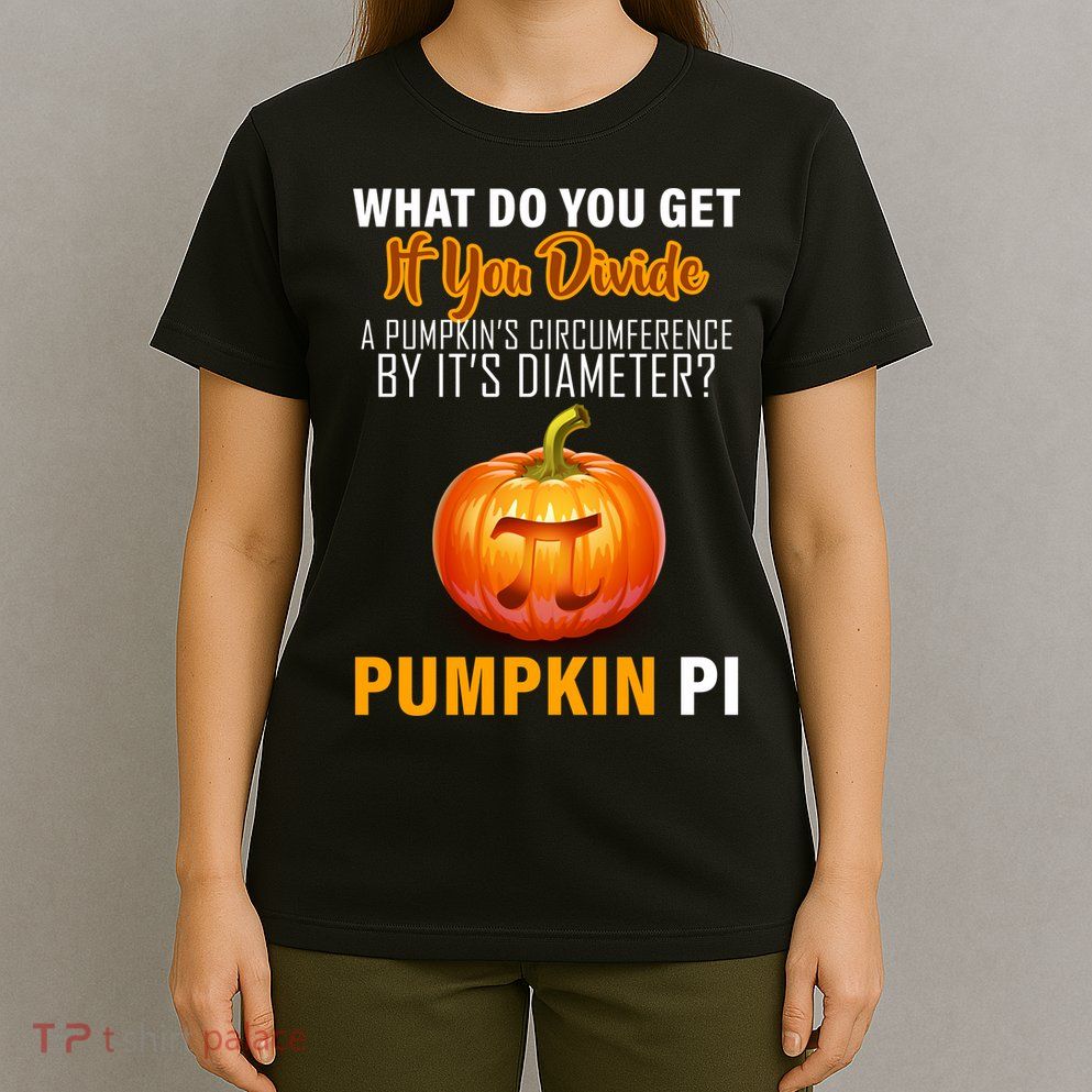 Pumpkin Pi Math Teacher Pun T-Shirt