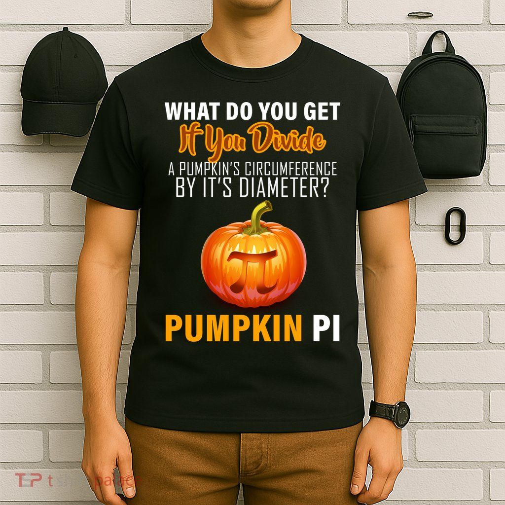 Pumpkin Pi Math Teacher Pun T-Shirt