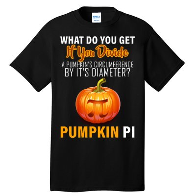 Pumpkin Pi Math Teacher Pun Tall T-Shirt