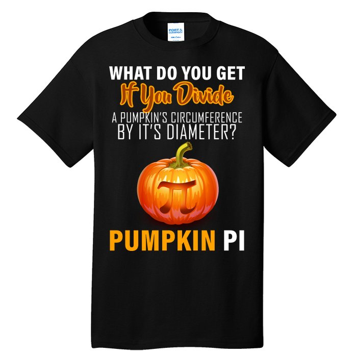 Pumpkin Pi Math Teacher Pun Tall T-Shirt