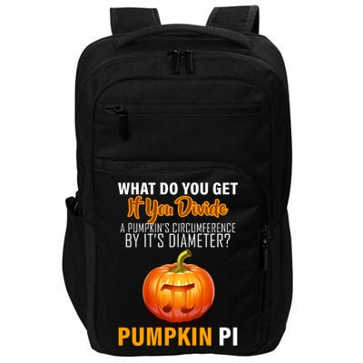 Pumpkin Pi Math Teacher Pun Impact Tech Backpack