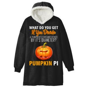 Pumpkin Pi Math Teacher Pun Hooded Wearable Blanket