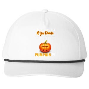 Pumpkin Pi Math Teacher Pun Snapback Five-Panel Rope Hat