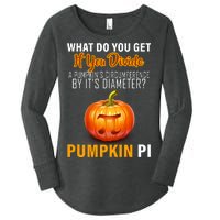 Pumpkin Pi Math Teacher Pun Women's Perfect Tri Tunic Long Sleeve Shirt