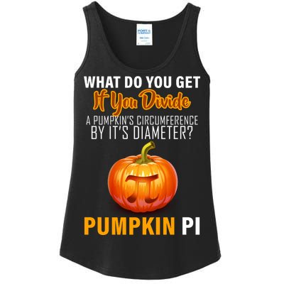 Pumpkin Pi Math Teacher Pun Ladies Essential Tank