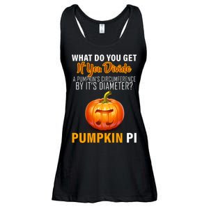 Pumpkin Pi Math Teacher Pun Ladies Essential Flowy Tank