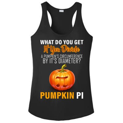 Pumpkin Pi Math Teacher Pun Ladies PosiCharge Competitor Racerback Tank