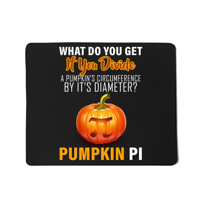 Pumpkin Pi Math Teacher Pun Mousepad