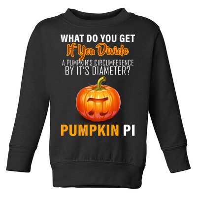 Pumpkin Pi Math Teacher Pun Toddler Sweatshirt