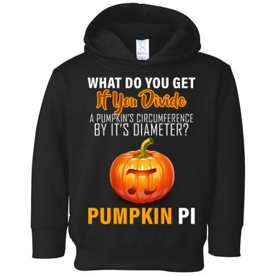 Pumpkin Pi Math Teacher Pun Toddler Hoodie