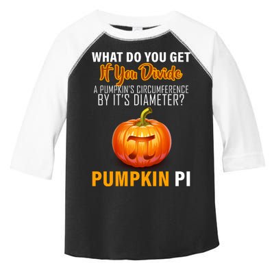 Pumpkin Pi Math Teacher Pun Toddler Fine Jersey T-Shirt