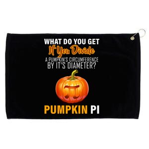 Pumpkin Pi Math Teacher Pun Grommeted Golf Towel