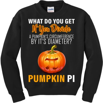 Pumpkin Pi Math Teacher Pun Kids Sweatshirt