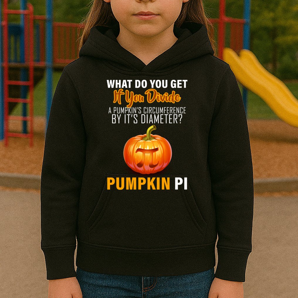 Pumpkin Pi Math Teacher Pun Kids Hoodie