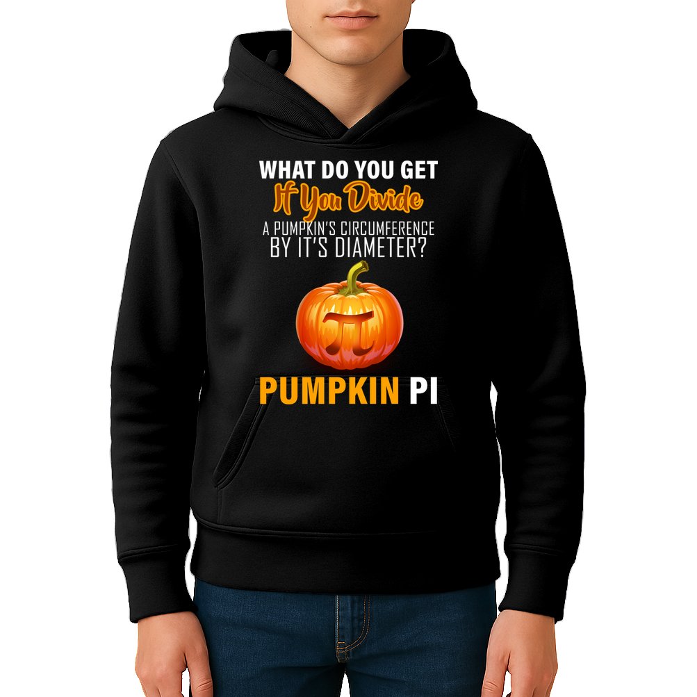Pumpkin Pi Math Teacher Pun Kids Hoodie