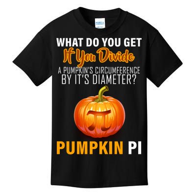 Pumpkin Pi Math Teacher Pun Kids T-Shirt