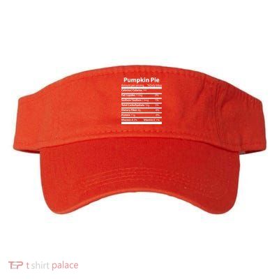Pumpkin Pie Nutritional Facts Funny Thanksgiving Visor