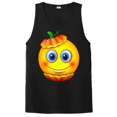 Pumpkin Smiley Emoji PosiCharge Competitor Tank