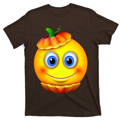 Pumpkin Smiley Emoji T-Shirt