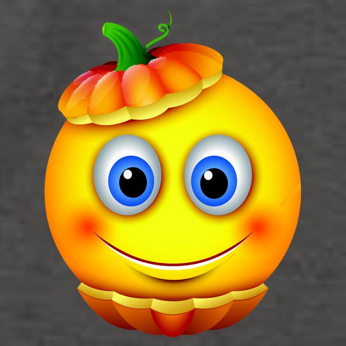 Pumpkin Smiley Emoji Vector Backpack