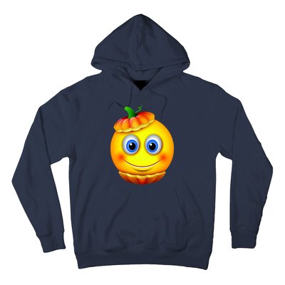 Pumpkin Smiley Emoji Hoodie