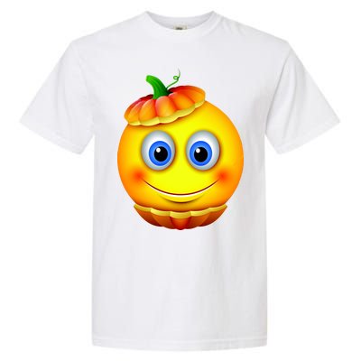 Pumpkin Smiley Emoji Garment-Dyed Heavyweight T-Shirt