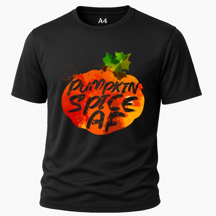 Pumpkin Spice AF Cooling Performance Crew T-Shirt