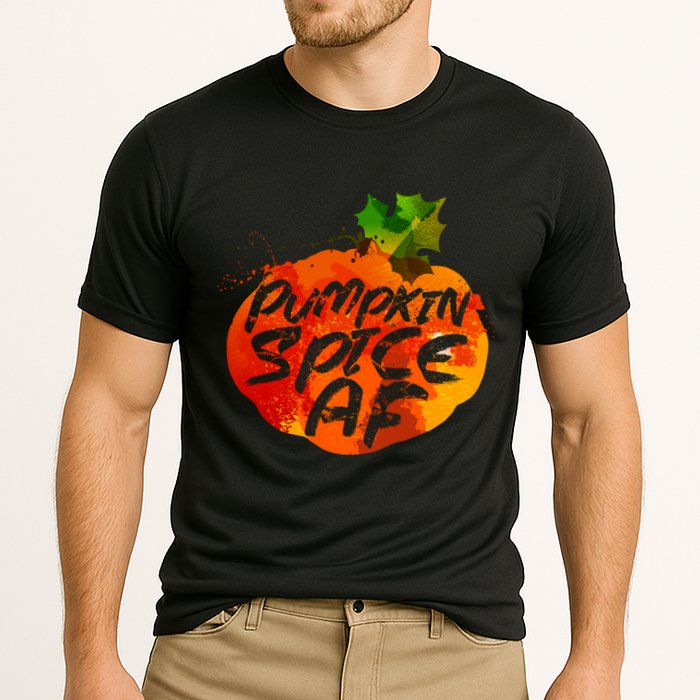 Pumpkin Spice AF Cooling Performance Crew T-Shirt