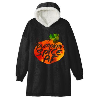Pumpkin Spice AF Hooded Wearable Blanket