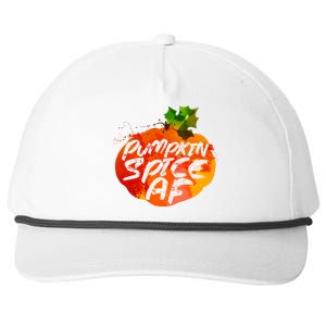 Pumpkin Spice AF Snapback Five-Panel Rope Hat