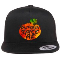 Pumpkin Spice AF Flat Bill Trucker Hat