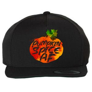 Pumpkin Spice AF Wool Snapback Cap