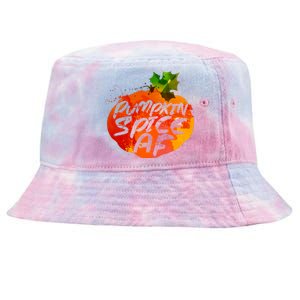 Pumpkin Spice AF Tie-Dyed Bucket Hat