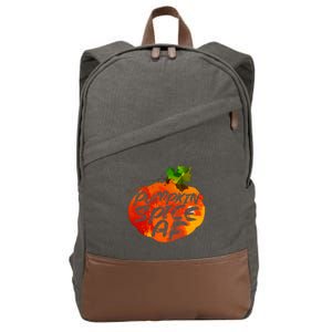 Pumpkin Spice AF Cotton Canvas Backpack