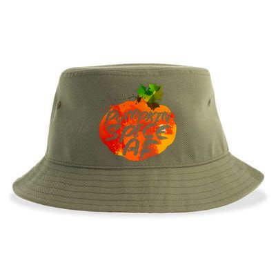 Pumpkin Spice AF Sustainable Bucket Hat