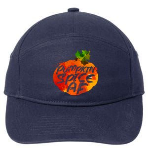 Pumpkin Spice AF 7-Panel Snapback Hat