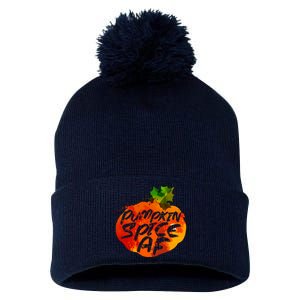 Pumpkin Spice AF Pom Pom 12in Knit Beanie