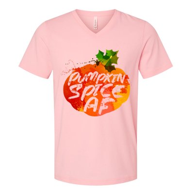 Pumpkin Spice AF V-Neck T-Shirt