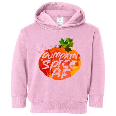 Pumpkin Spice AF Toddler Hoodie