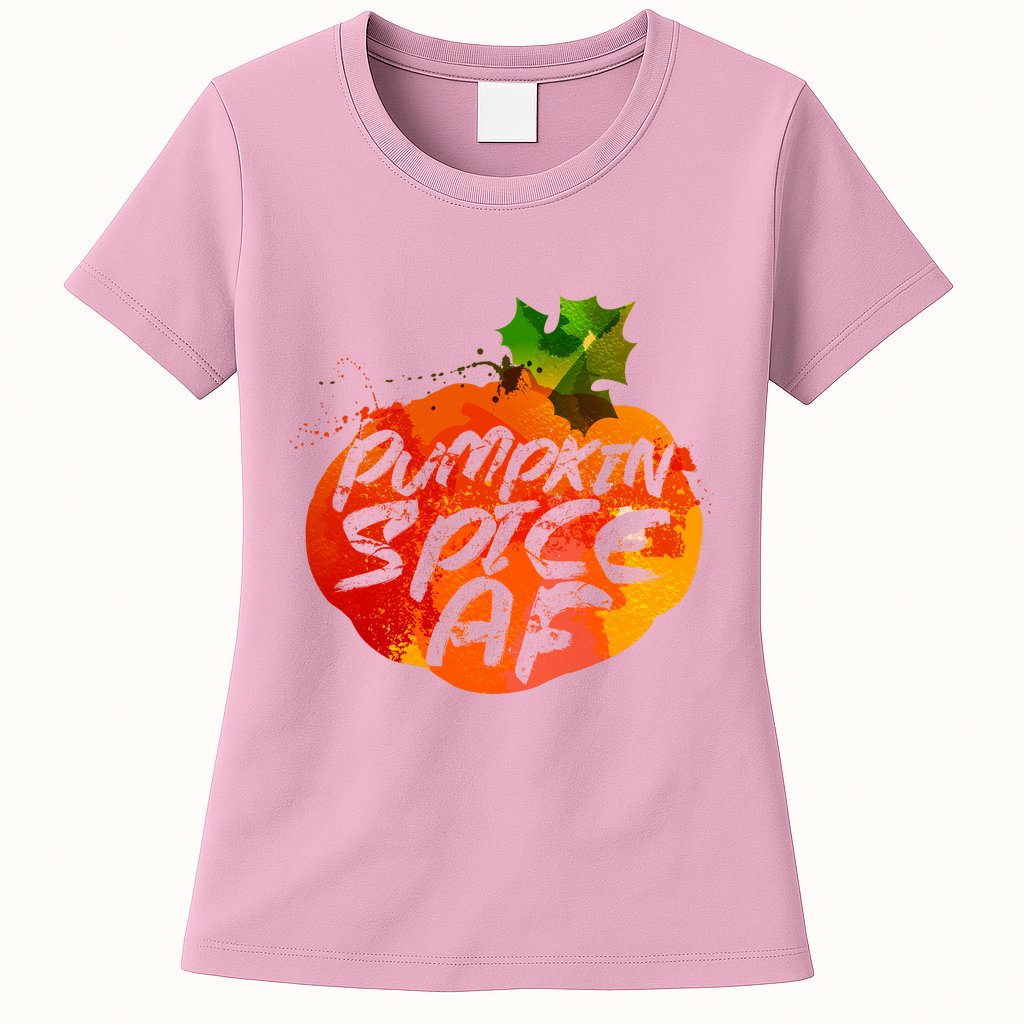 Pumpkin Spice AF Womens T-Shirt